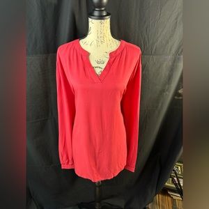 Women’s Deep Pink Long-Sleeve Tunic - XL